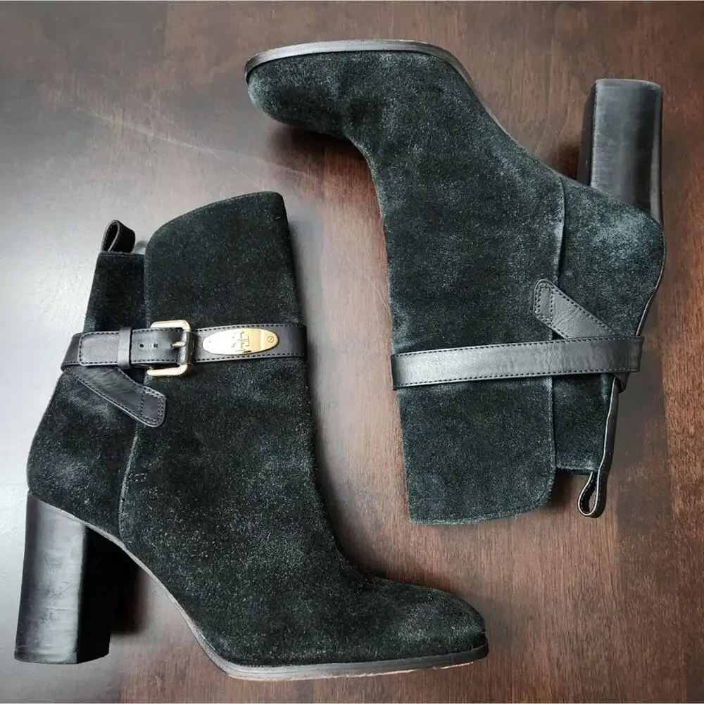 Tory Burch Robynne Suede Leather Boots